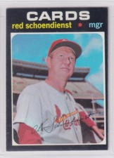 Red Schoendienst 1971 Topps #239 St. Louis Cardinals EX {0302