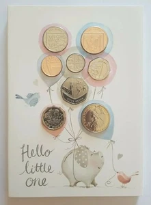 2019 The Royal Mint Hello little one Journal Brilliant Uncirculated UK coin set - Picture 1 of 3