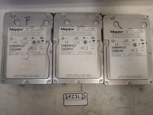- LOT OF 3  Maxtor Atlas 8K073S0  15K II 73GB  SAS Hard Drive @@@ - Picture 1 of 5