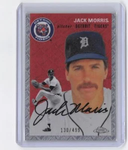 2023 Topps Chrome Platinum Anniversary Jack Morris #389 Topps Refractor #/499 - Picture 1 of 2