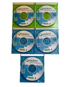 QWIZDOM CURRICUMUM RESOURCES Elementary Math 1st to 5fth Grade - Bundle CD - Picture 1 of 8