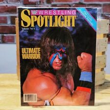1989 WWF Wrestling Spotlight Magazine Ultimate Warrior