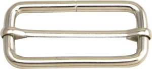 2" Inner Length Metal Sliding Bar Tri-Glides Wire-Formed Roller Pin Buckles Slid - Picture 1 of 4