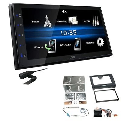 JVC Autoradio Touchscreen Bluetooth für Audi TT 2006-2014 schwarz Teilaktiv - Bild 1 von 4