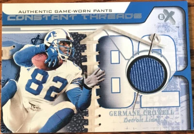 2001 E-X Constant Threads PANTS Germane Crowell #5 Detroit Lions - Image 1 of 2