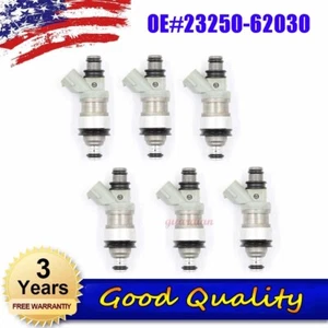 6 piezas Inyector de combustible 23250-62030 flujo igualado para Toyota Lexus 3.0L / 3.4L - Imagen 1 de 5