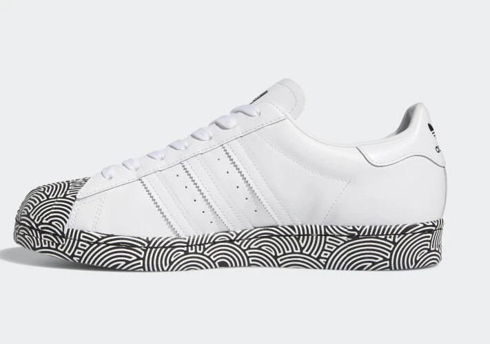 Sz 6- adidas Originals Superstar x Hiroko Takahashi Men’s Shoes, NIB, White. - Image 1 of 4