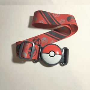 Pokemon Clip N Go Belt (Red/Black/Gray) TOMY Toys Adjustable Strap - Picture 1 of 9