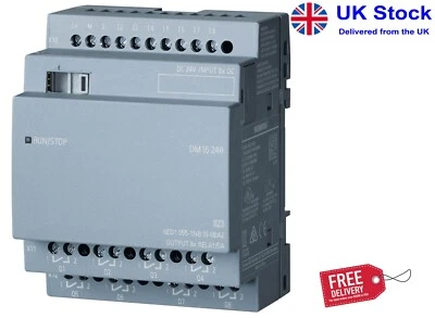 SIEMENS 6ED1055-1NB10-0BA2 - LOGO! DM16 24R expansion NEW- UK STOCK - VAT Inv. - Image 1 of 2