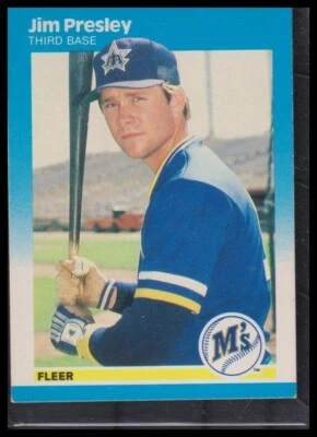 1987 Fleer Jim Presley #594 - Image 1 of 2