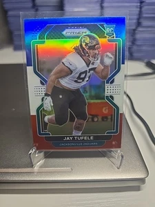 Panini Prizm 2021 - Rookie Jay Tufele #440 rojo blanco y azul Prizm (RC) - Imagen 1 de 2