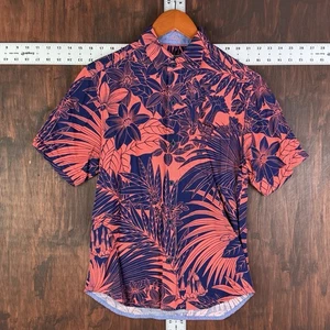 Tommy Bahama Veracruz Cay Hawaiian Shirt Floral Red Blue Viscose Men’s XS EUC - Picture 1 of 8