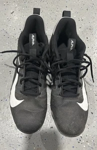 Botines de fútbol Nike Alpha Fast Flex para hombre talla 11 negros blancos FQ3875-001 - Imagen 1 de 5