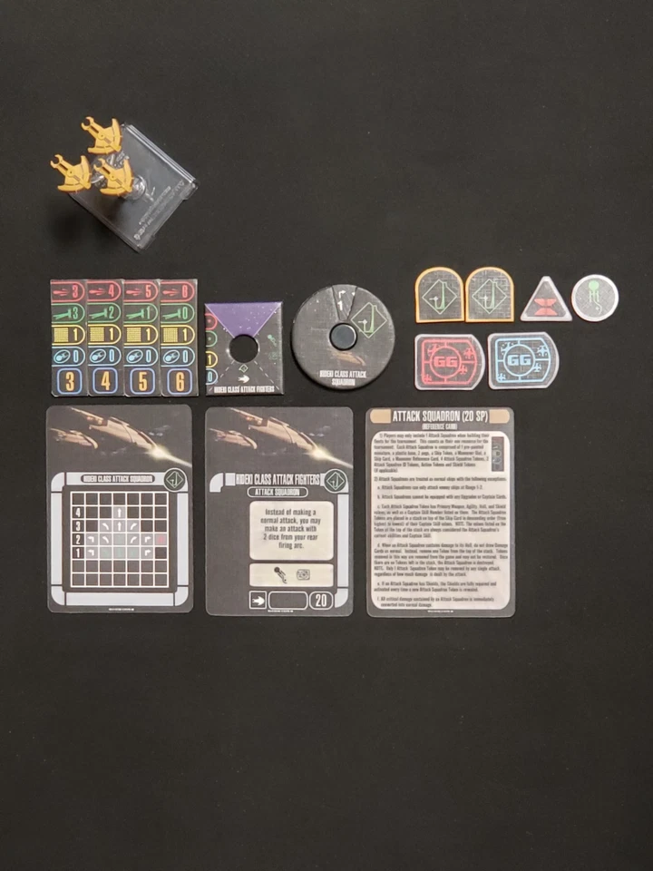 Star Trek Attack Wing (WizKids) Hideki OP Fighters Set (used) - Image 1 of 1