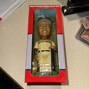 Ichiro 2001 Rookie Of The Year Bobblehead With Plaque Seattle Mariners NIB - Picture 1 of 4