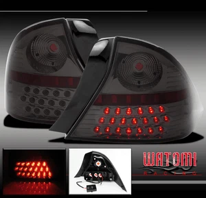 PARA 01-03 HONDA CIVIC CUPÉ 2 PUERTAS LUCES DE FRENO TRASERAS LED LUCES TRASERAS HUMO - Imagen 1 de 1