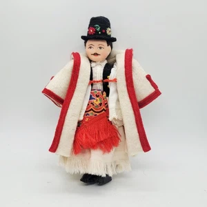 Vintage Hungary Hungarian Man Folk Art Doll in Traditional Costume - Picture 1 of 13