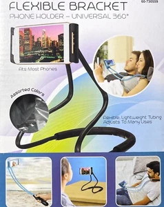 Universal Neck Cell Phone Holder Lazy Bracket Hand-Free Stand For iPhone Android - Picture 1 of 11