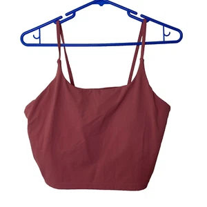 Camiseta sin mangas con camisola roja para mujer talla 2XL recortada correas ajustables - Imagen 1 de 5