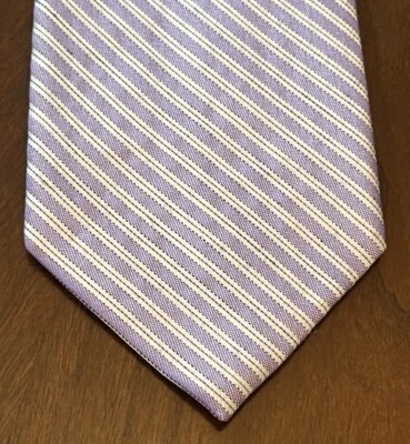 Corbata de cuello Calvin Klein púrpura 66 % seda 34 % viscosa para hombre hecha en China Foto 1 de 4