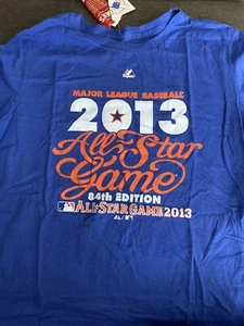 MAGLIA NY METS 2013 MLB ALL STAR GAME DONNA LARGE MAJESTIC BASEBALL 84° EDT - Foto 1 di 5