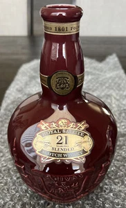 SPODE CHIVAS BROTHERS ROYAL SALUTE SCOTCH WHISKY EMPTY BOTTLE - NO STOPPER - Picture 1 of 5