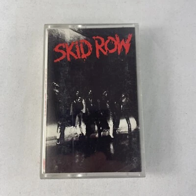 Skid Row Self Titled Cassette Tape Glam Metal Sebastian Bach Debut Album  - Image 1 of 4
