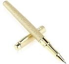  Frosted Finish Fountain Pen, 0.38mm Extra Fine Point Metal Fountain Pen Gold