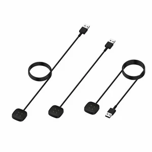 USB Charging Dock Station 3ft /1ft Cable Cord Charger for Fitbit Versa 3 / Sense - Picture 1 of 12