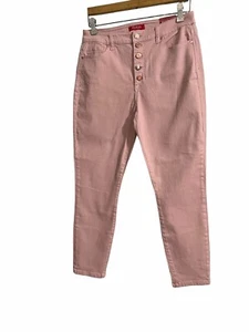 Pantalones de mezclilla vintage GUESS Georges Marciano para mujer 30 cintura alta expuestos botón mosca - Imagen 1 de 10