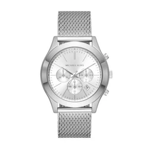Reloj de Hombre MICHAEL KORS SLIM RUNWAY MK9059 Chrono Acero Inoxidable Mesh - Imagen 1 de 1
