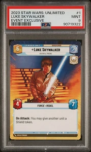 Luke Skywalker - Star Wars Unlimited Hyperspace Gen Con 2023 Promo PSA 9 MINT - Picture 1 of 2