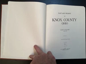 Past and Present of Knox County, Ohio 2 Volume History HC Book Williams Reprint - Picture 1 of 23