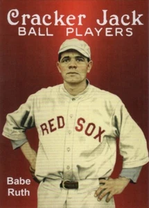 Tarjeta de Babe Ruth Cracker Jack ACEO Rp de los Medias Rojas - Imagen 1 de 2