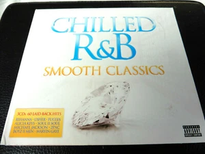 CHILLED R&B SMOOTH CLASSICS - RIHANNA, SADE, MICHAEL JACKSON, 2PAC, JLS - 3CD - Picture 1 of 5