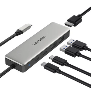 5IN1 USB-C Hub Type C to 4K HDMI Multiport Adapter 125W PD 10Gbps USB 3.1 - Bild 1 von 9