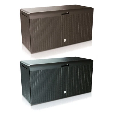 PROSPERPLAST Gartenbox Aufbewarung Boxen Auflagenbox Gerätebox Aufbewahrungsbox 290l Terrasse