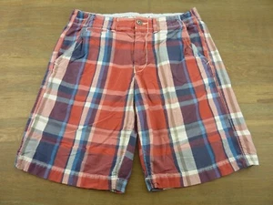 American Eagle klassische Länge rot kariert Chino Shorts Herren Größe 30 - Bild 1 von 8