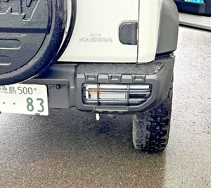 Tail Light Cover Trim fit Suzuki Jimny JB74 2019-On Matt Black - Picture 1 of 5