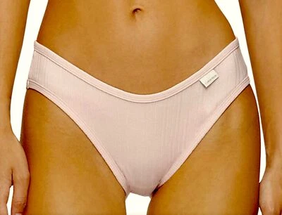 Braguita de bikini CALVIN KLEIN de algodón acanalado modal apenas rosa NUEVA para mujer XS S M L XL Foto 1 de 4