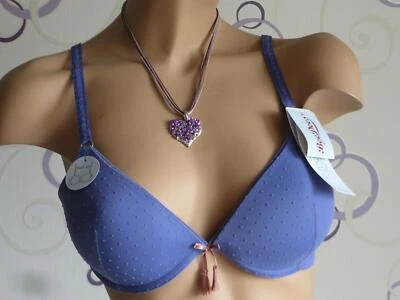 Beedees Happy Heart 34 WHUM Push-Up BH multifunktionale Träger Gr 70A 70B 80B - Bild 1 von 4