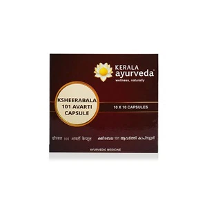 Kerala Ayurveda Ksheerabala 101 Avarti - 100 Capsules Herbal Ayurvedic - Picture 1 of 2