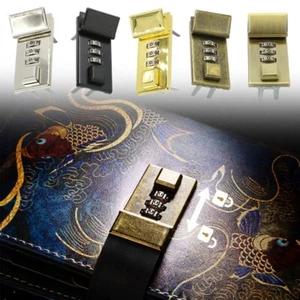 DIY Notepad Password Lock Waterproof Briefcase Lock Durable Alloy Lock Luggage - Photo 1/19