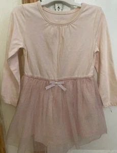 Cat & Jack Little Girls Light Pink Dress Toddler Size 4T - Picture 1 of 3