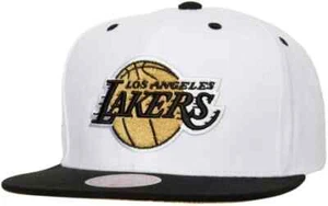 Mütze Mitchell & Ness Los Angeles Lakers MVP Druckknopflasche weiß/schwarz - Bild 1 von 5