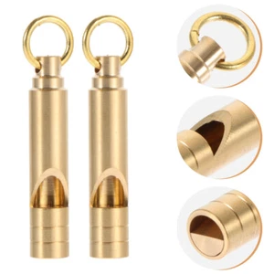 2Pcs Pendant Decor whistle emergency Whistle Loud Whistles Lifeguard Whistle - Picture 1 of 12
