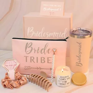 Bridesmaid Gifts - Bridesmaid Proposal Box Set from Brides for Bachelorette W... - Picture 1 of 7