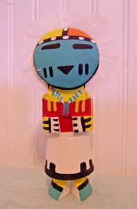 Muñeca Kachina Nativa Americana Hopi Suroeste SOL por L. POOLEY - Imagen 1 de 6