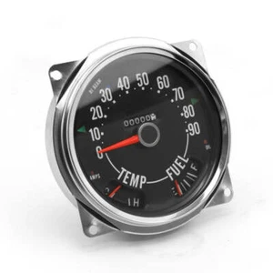 Omix Replace Speedometer Cluster Asse 0-90 MPH Fits 55-75 CJ - Picture 1 of 2
