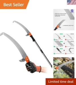 Professional Lightweight 10FT Stainless Steel Pole Pruner - Garden Essential - Picture 1 of 10